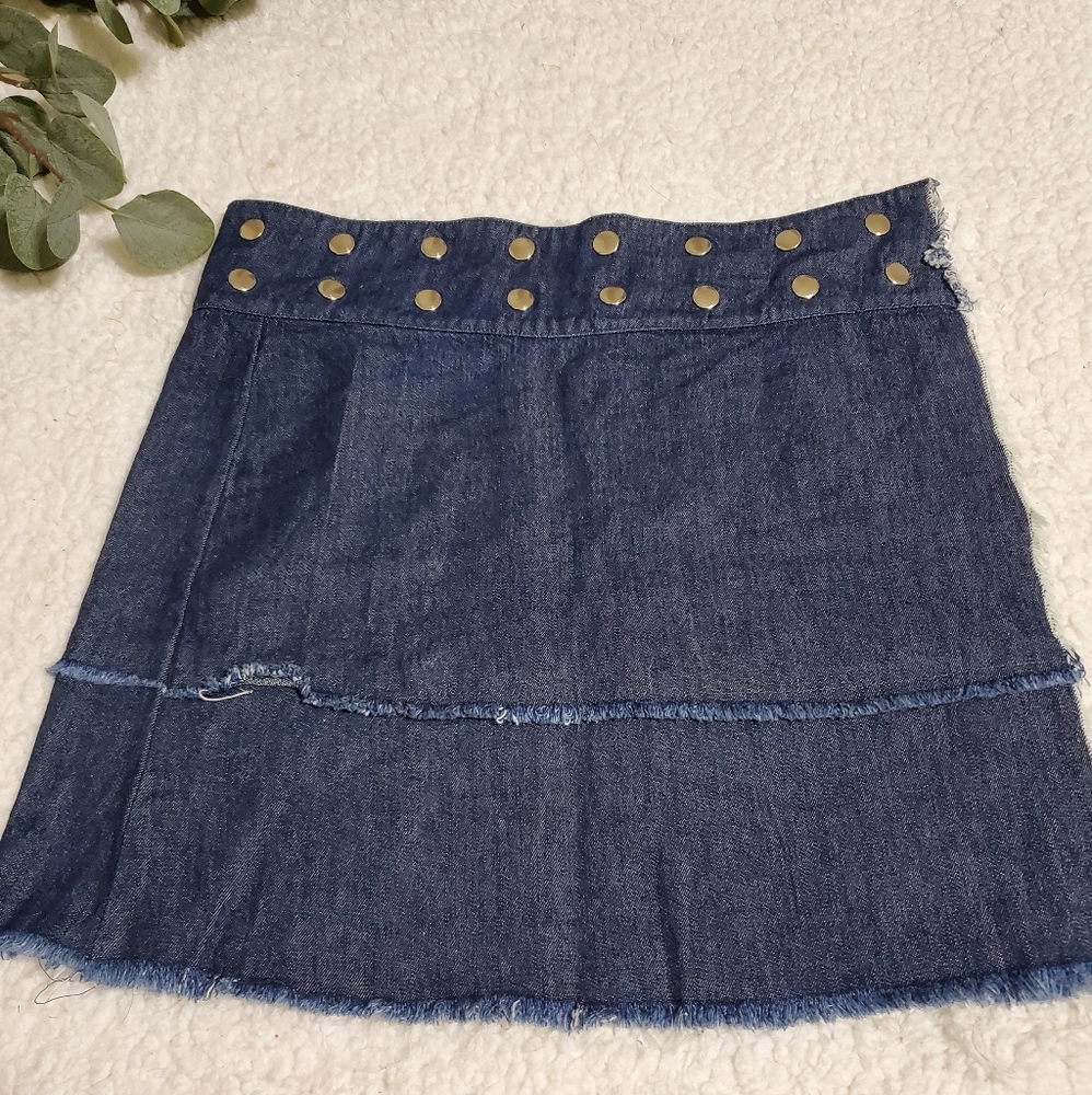 One Size Coco + Carmen Denim Skirt